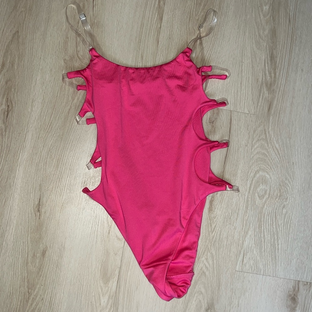 Pink one piece